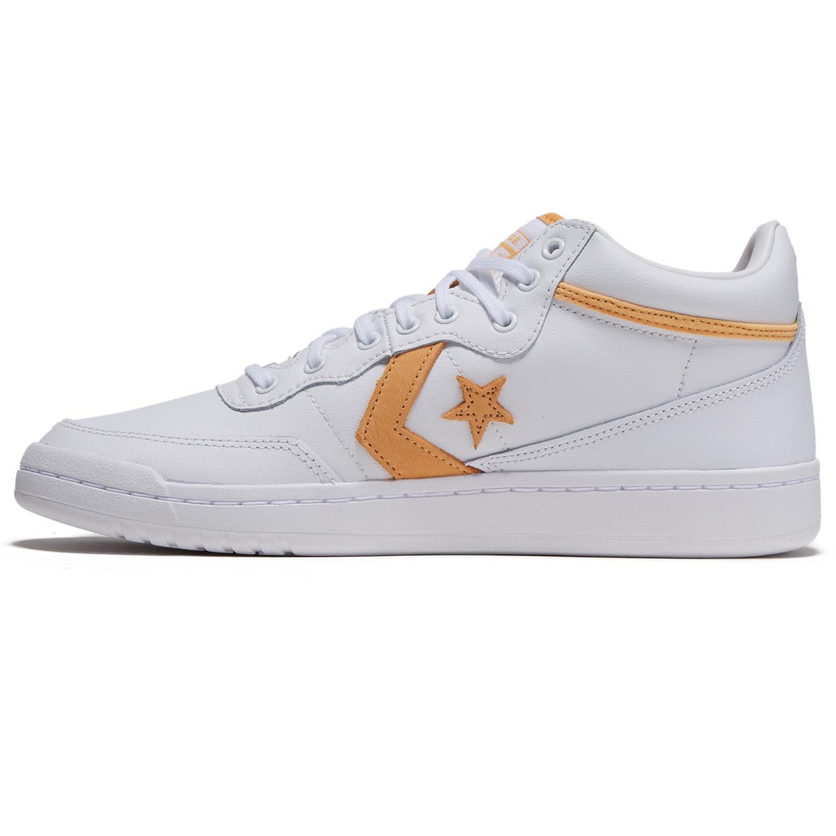 Converse Fastbreak Pro Mid Shoes - White/Best Zest/White image 2