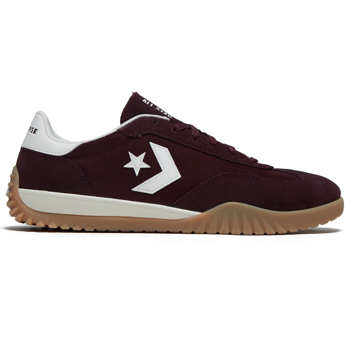 Converse Run Star Trainer Ox Shoes - Bloodstone/Egret/White image 1