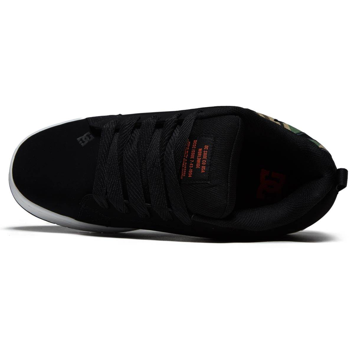 DC Court Graffik Shoes - Black Camouflage image 3