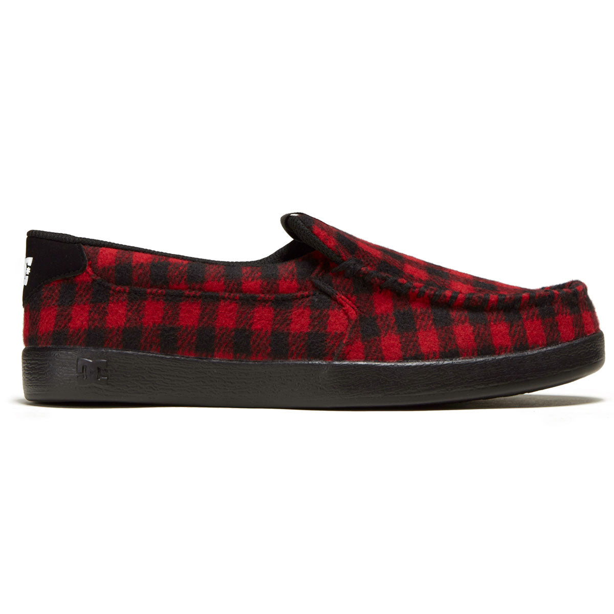 DC Villain 2 Shoes - Black/Red Plaid image 1