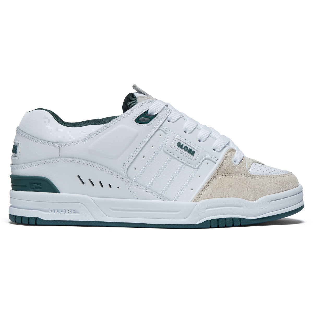 Globe Fusion Shoes - White/Green image 1