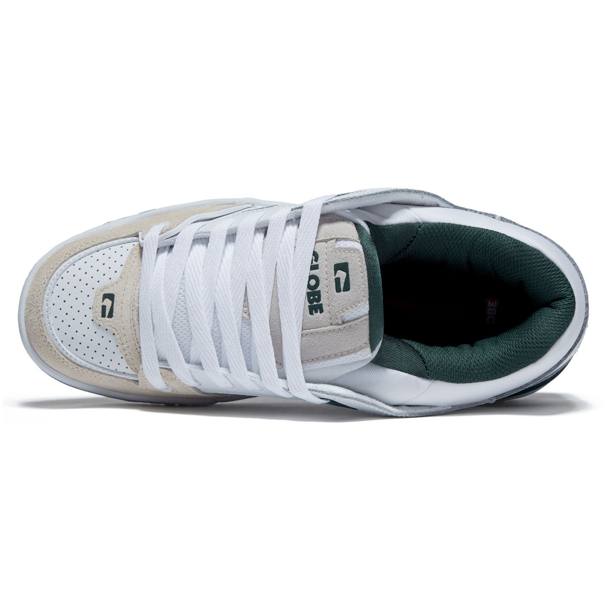 Globe Fusion Shoes - White/Green image 3