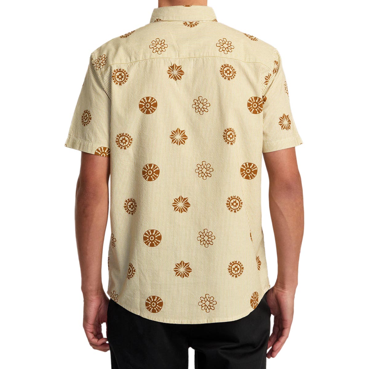 RVCA Endless Seersucker Shirt - Gold image 2