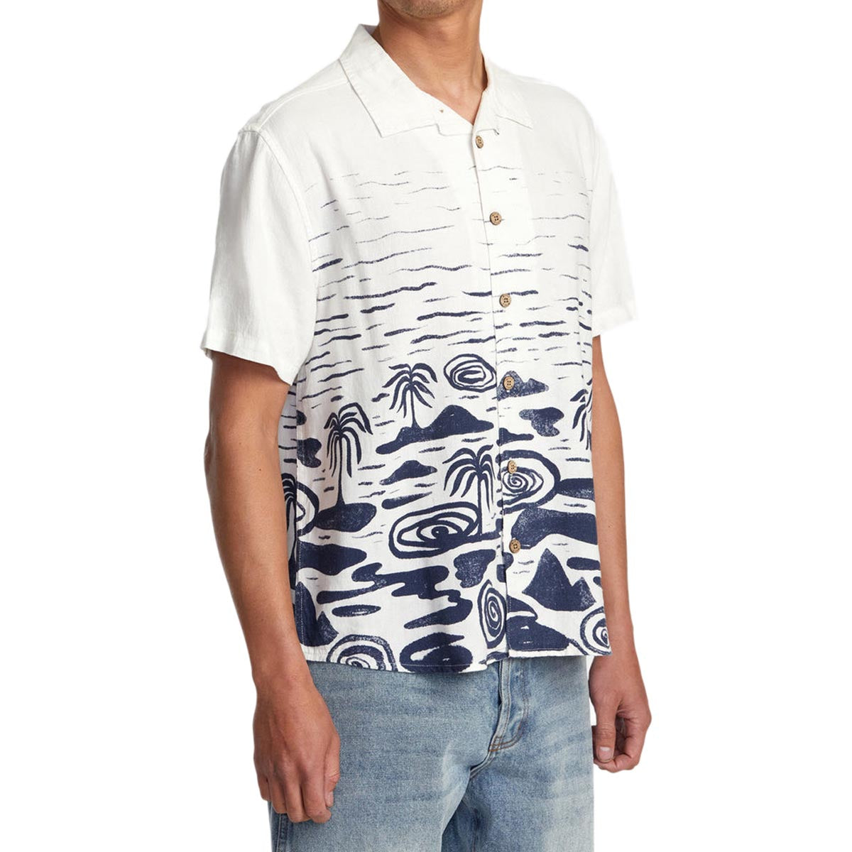 RVCA Wasted Palms Shirt - Natural image 4