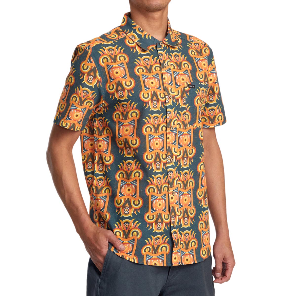 RVCA Redondo Shirt - Duck Blue image 4