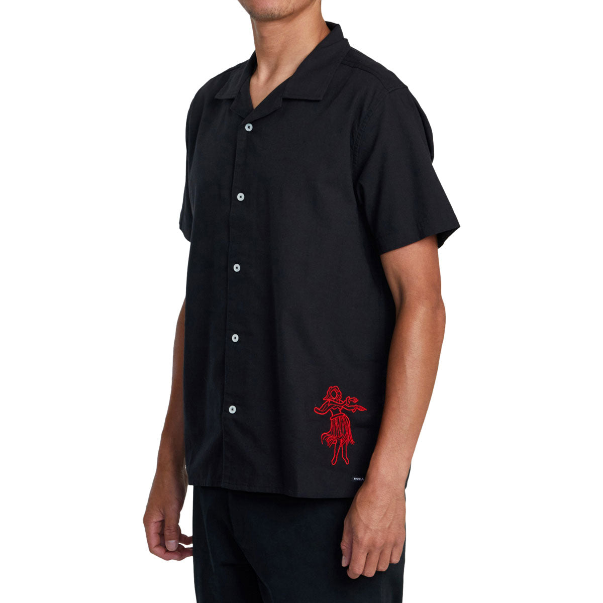 RVCA Oblow Floral Shirt - Black image 4