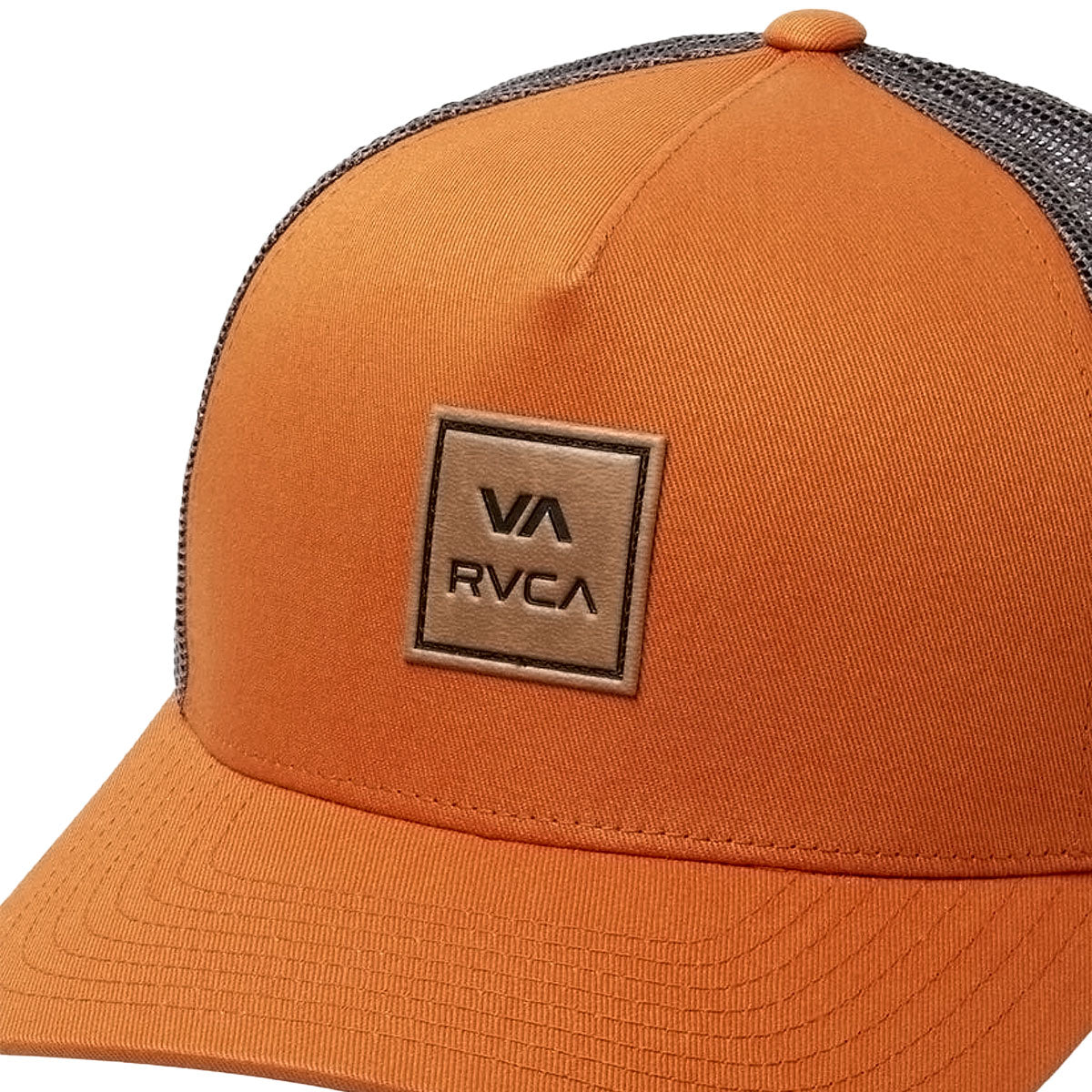 RVCA Va Atw Curved Brim Trucker Hat - Adobe image 2