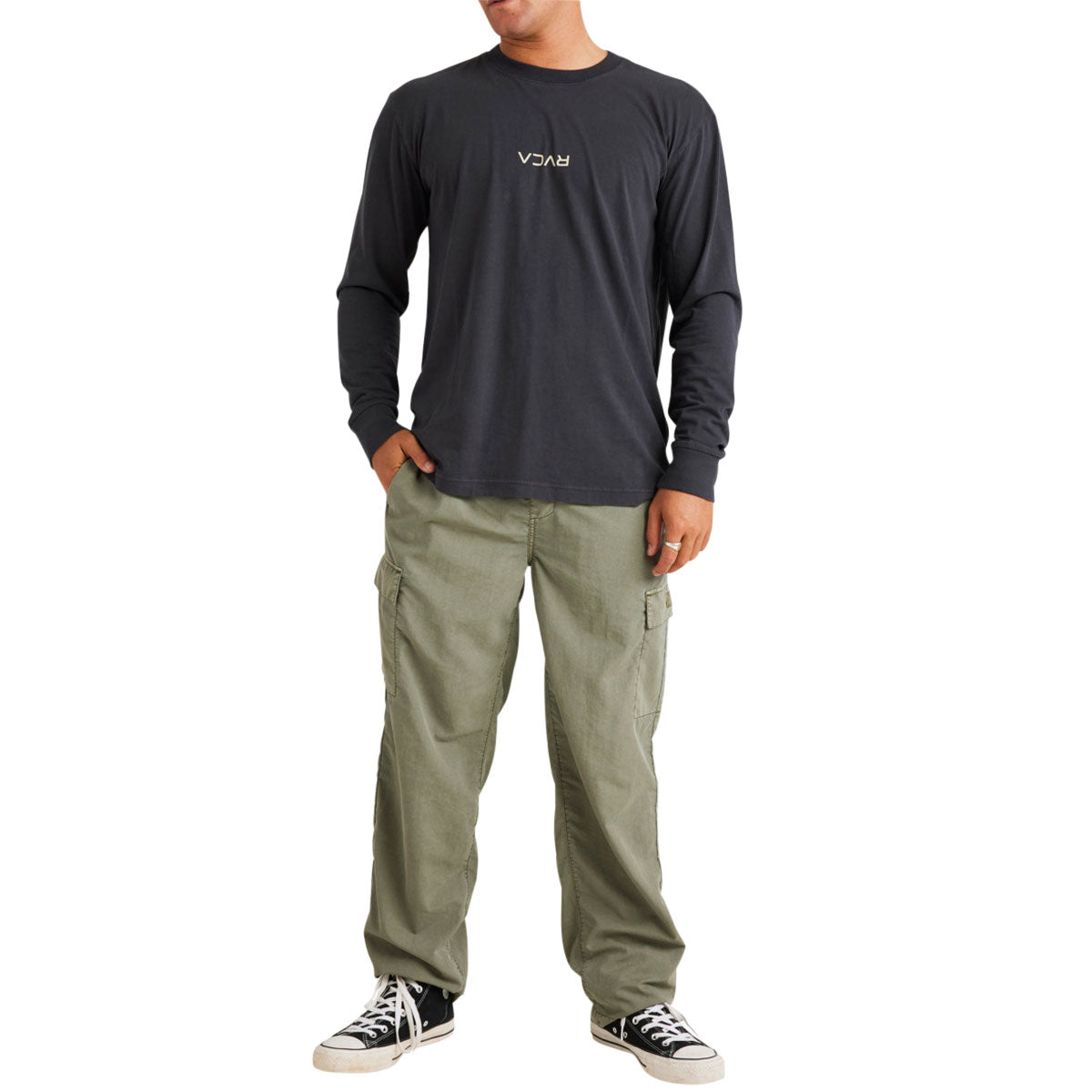 RVCA Vacancy Elastic Cargo Pants - Sage Leaf image 4