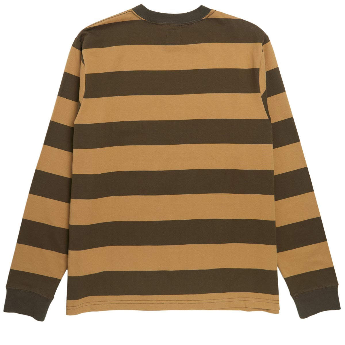 RVCA Chainmail Stripe Long Sleeve Shirt - Camel image 2