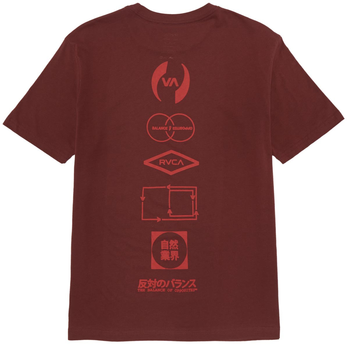 RVCA Stackhouse T-Shirt - Red Earth image 2