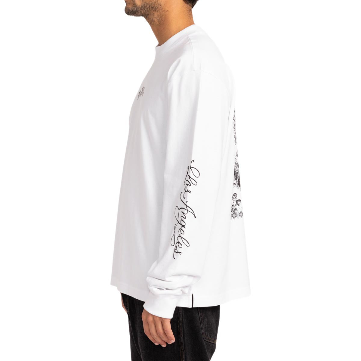 RVCA Chefs Kiss Long Sleeve T-Shirt - White image 3