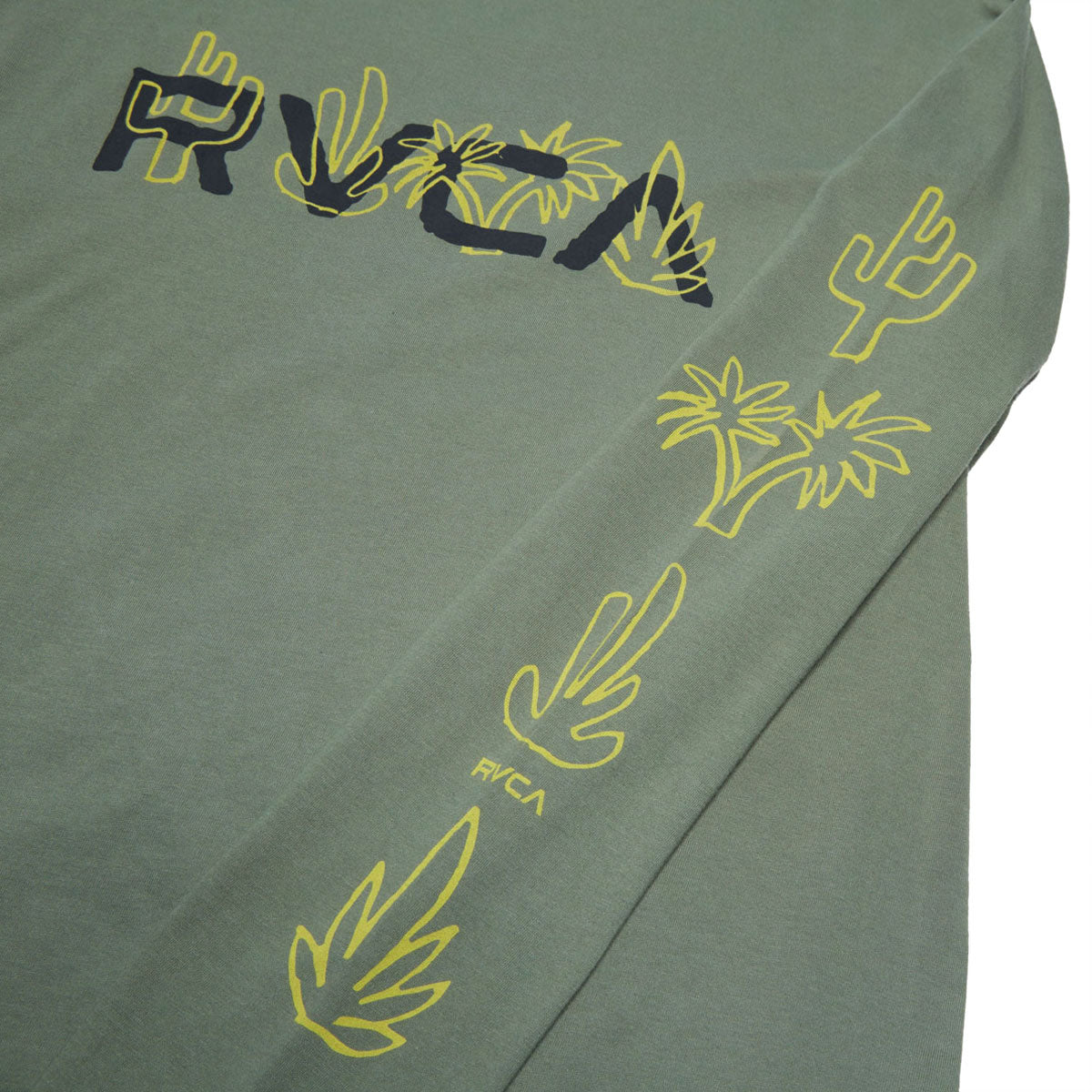 RVCA Desertscape Long Sleeve T-Shirt - Jade image 2