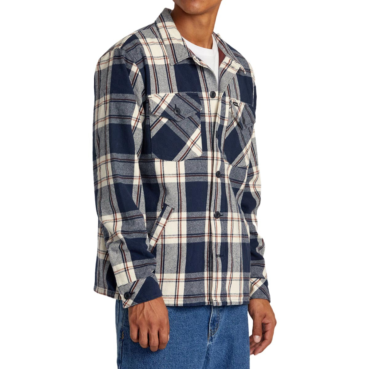 RVCA Flight Risk Shirt Jacket - Moody Blue image 3