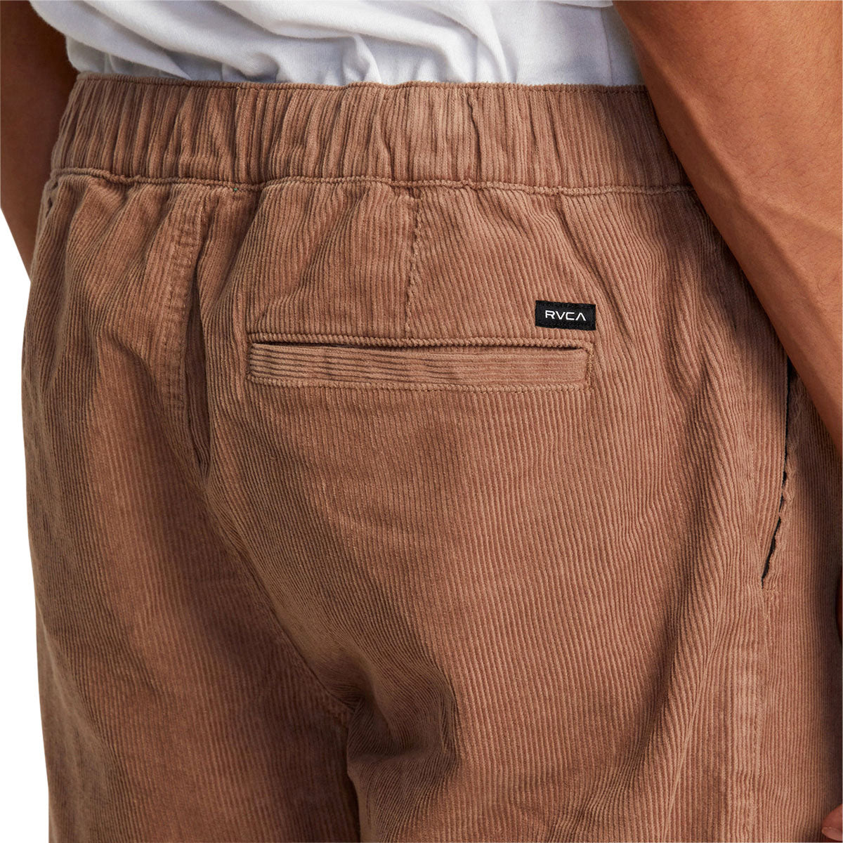 RVCA Americana Elastic Cord Pants - Sonora Brown image 4