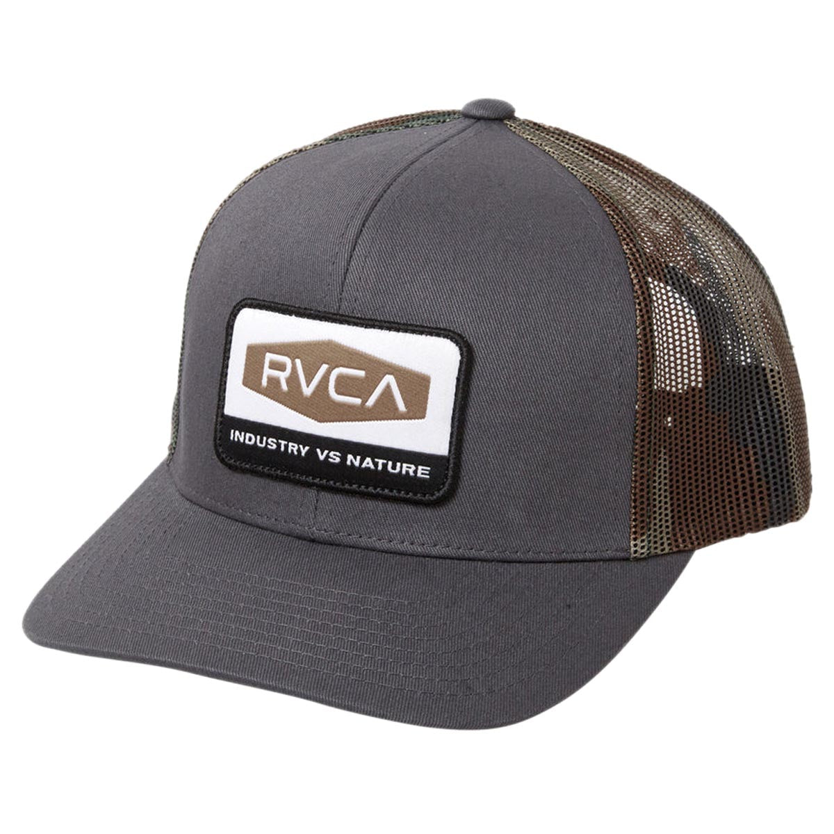 RVCA Mission Trucker Hat - Dark Grey image 1