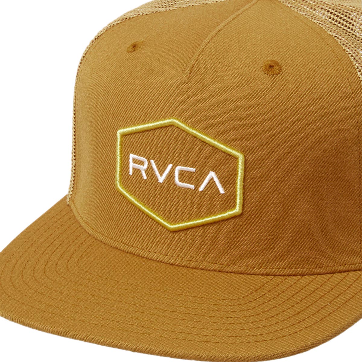 RVCA Commonwealth Trucker Hat - Camel image 3