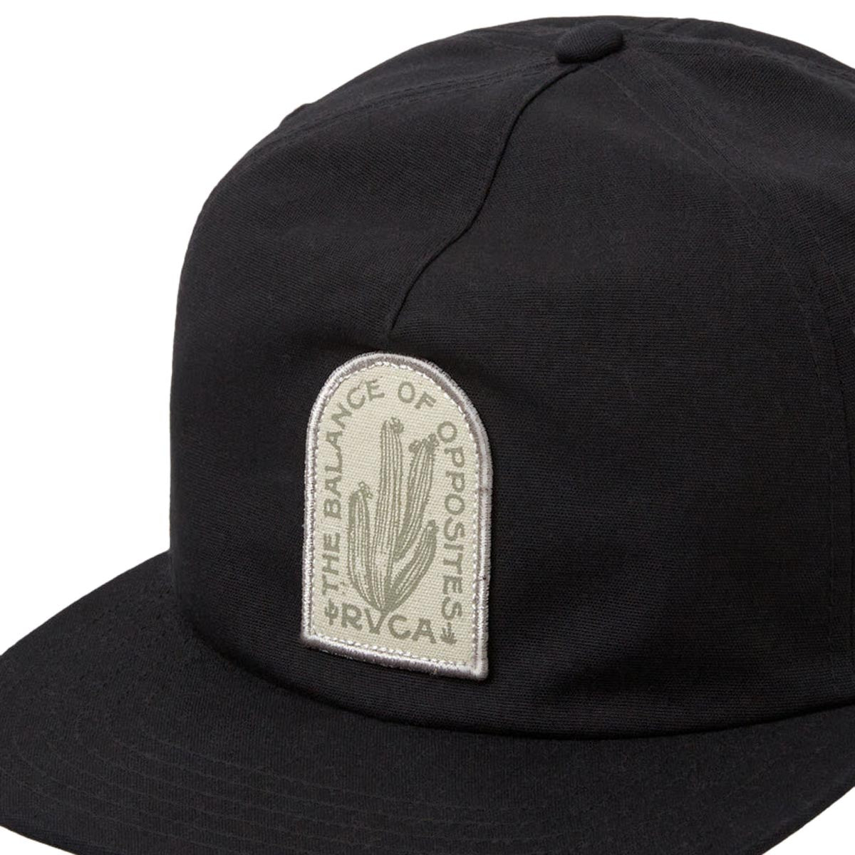 RVCA Sand Storm Snapback Hat - Black image 3