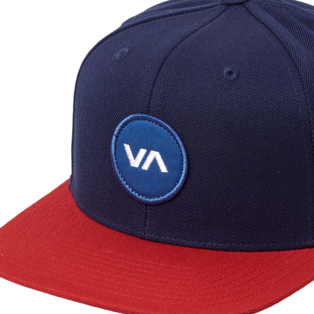 RVCA Va Patched Snapback Hat - Navy/Red image 3