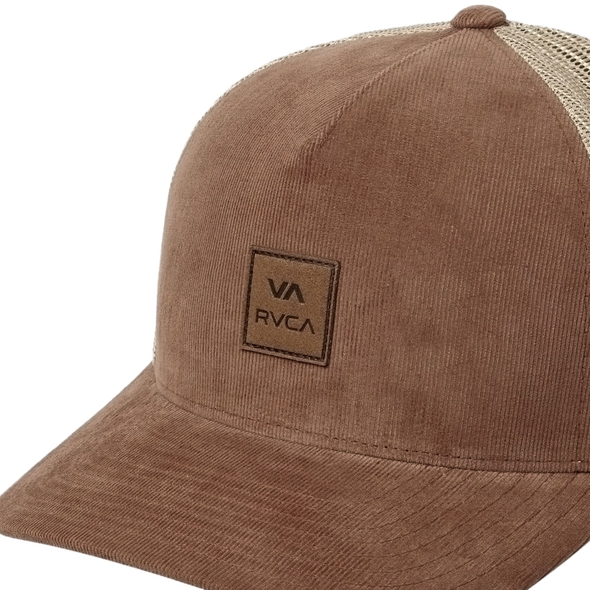 RVCA Va Atw Cord Trucker Hat - Rawhide image 2