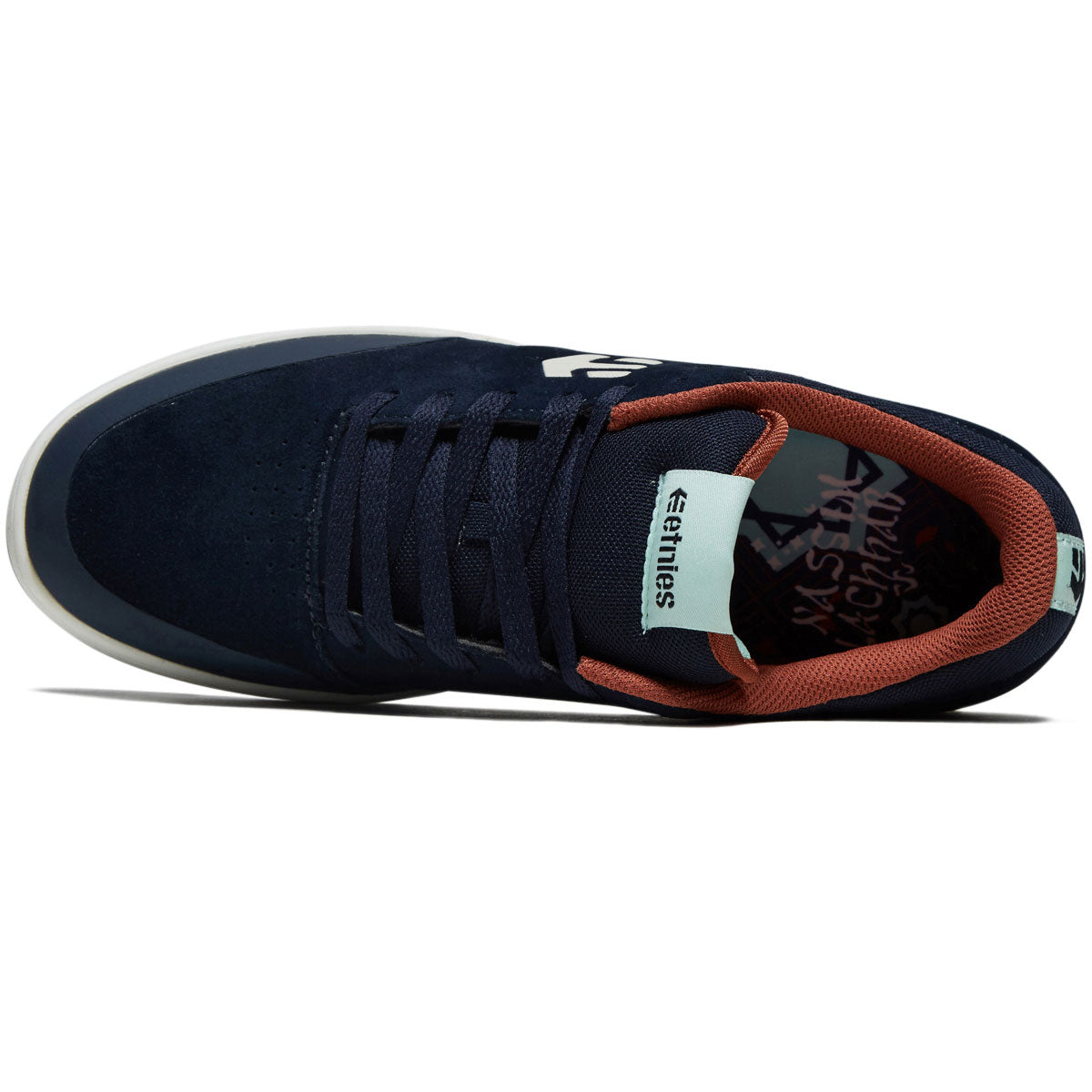 Etnies Marana Shoes - Navy/Brown/White image 3