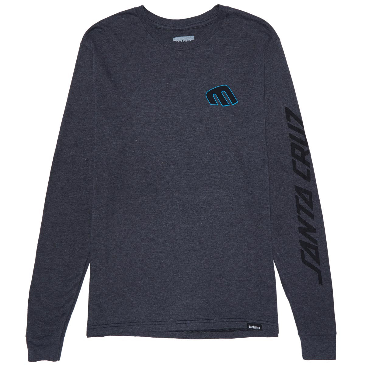 Etnies x Santa Cruz Screaming Hand Long Sleeve T-Shirt - Charcoal/Heather image 1