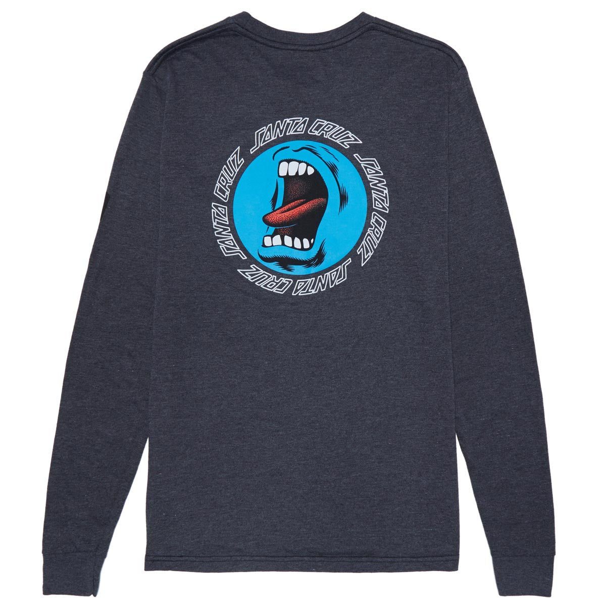 Etnies x Santa Cruz Screaming Hand Long Sleeve T-Shirt - Charcoal/Heather image 2