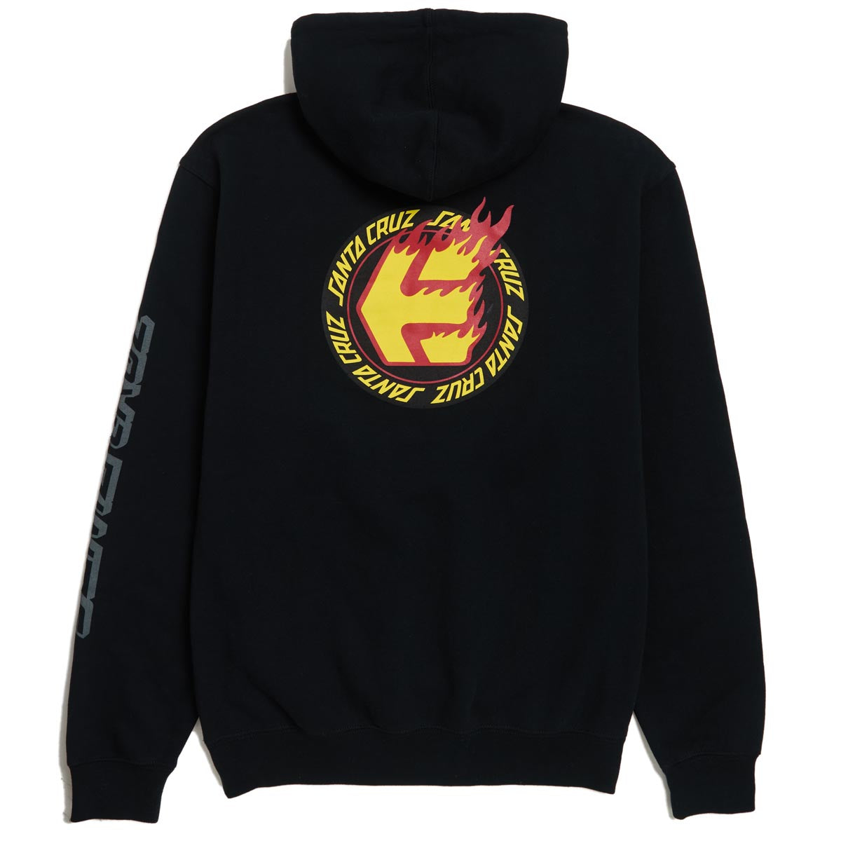 Etnies x Santa Cruz Flame Hoodie - Black image 2