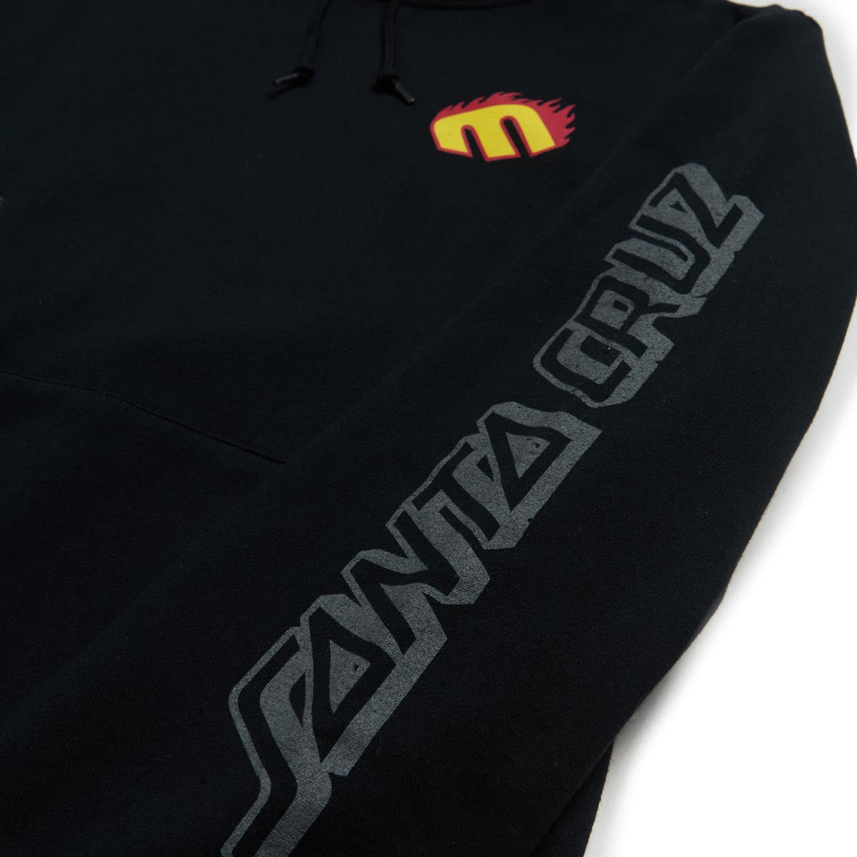 Etnies x Santa Cruz Flame Hoodie - Black image 3