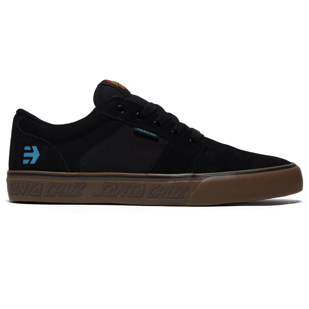 Etnies x Santa Cruz Barge LS Shoes - Black/Gum image 1