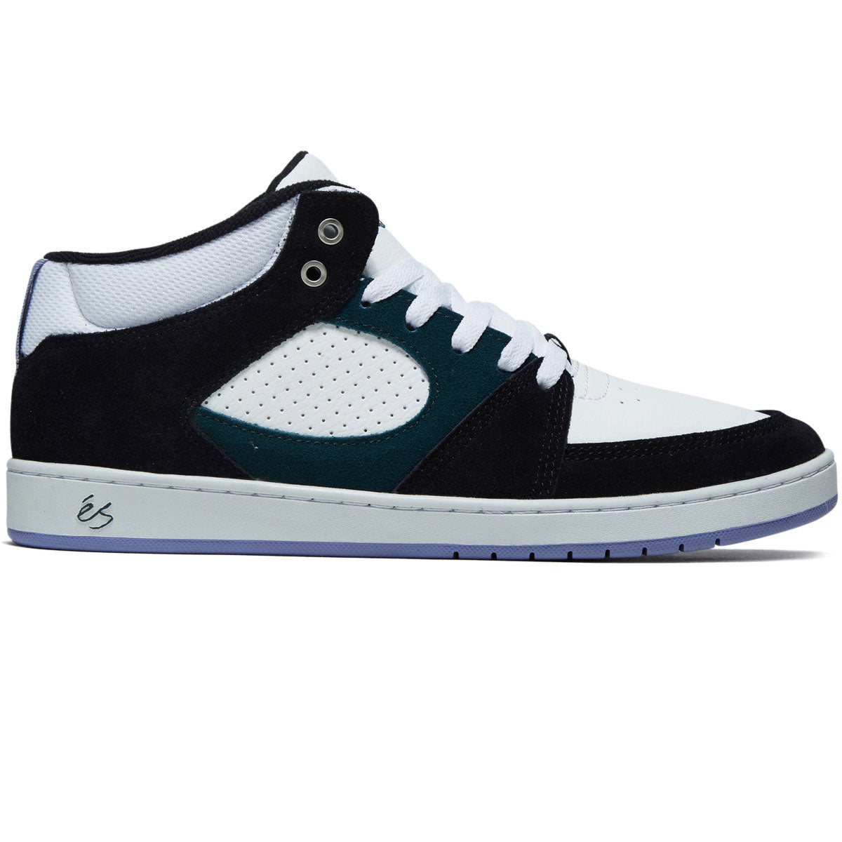 eS Accel Slim Mid Shoes - Black/White/Green image 1