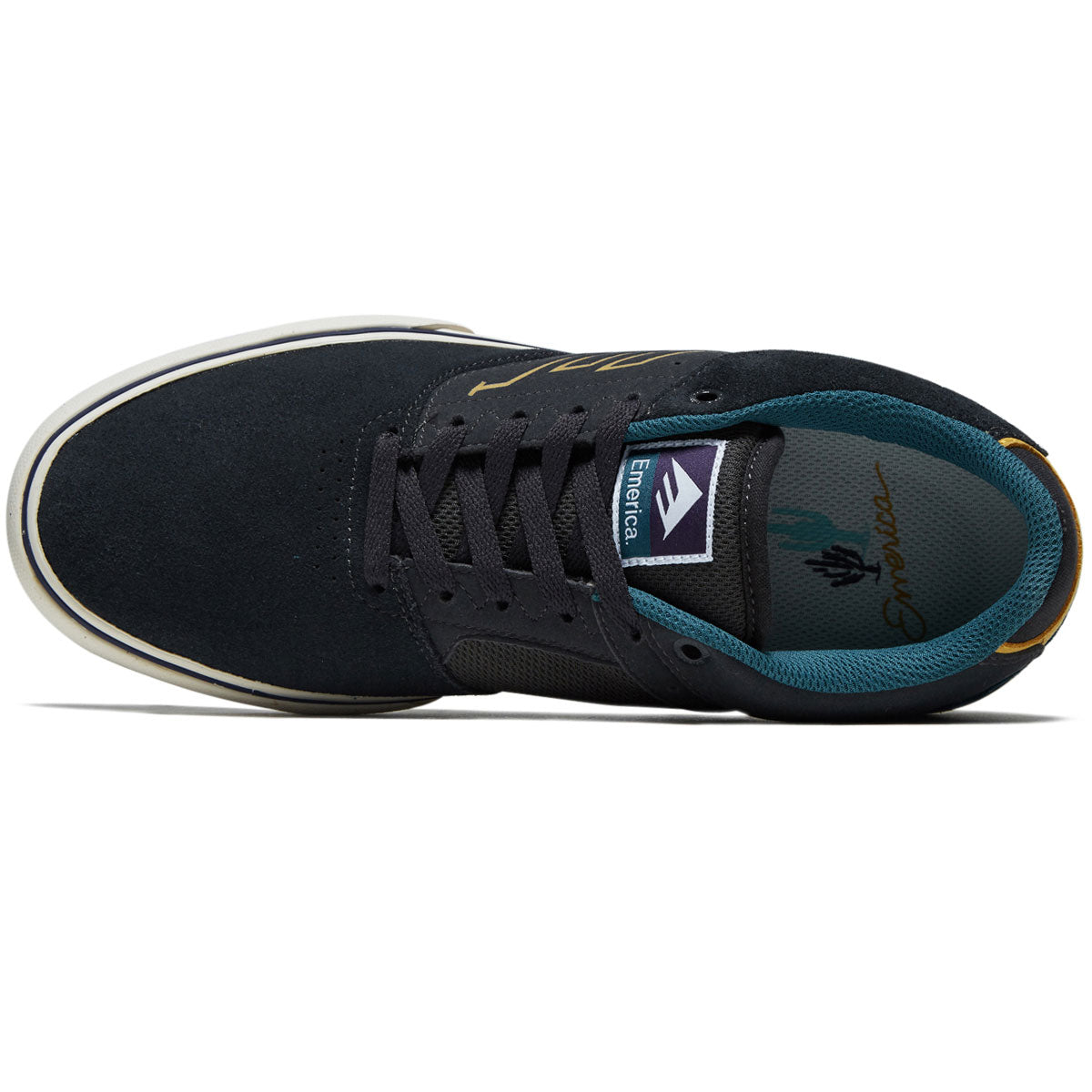 Emerica The Low Vulc Shoes - Dark Navy image 3