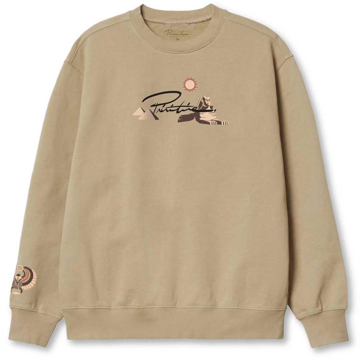 Primitive Passage Crewneck Sweatshirt - Sand image 1