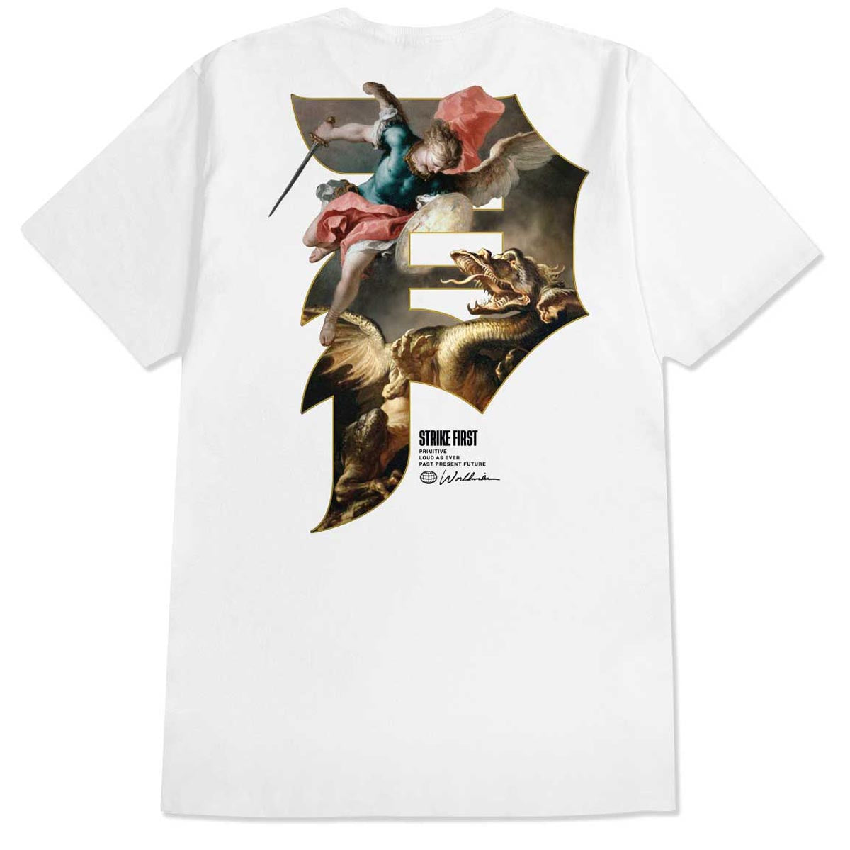 Primitive Courage T-Shirt - White image 1