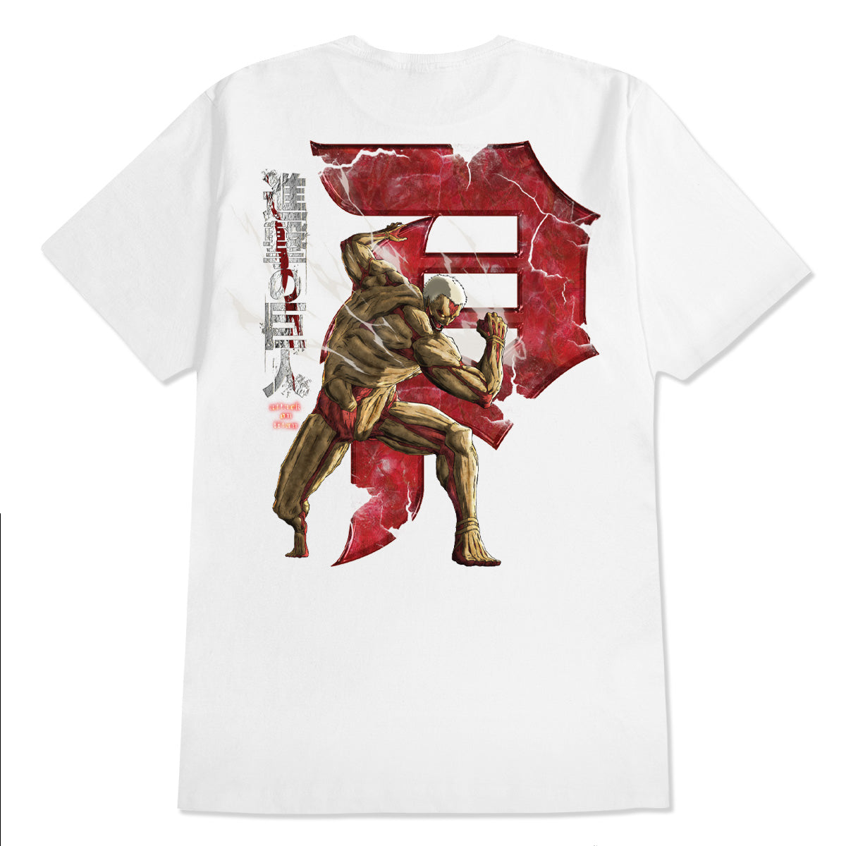 Primitive x Titans Armored Dirty P T-Shirt - White image 1