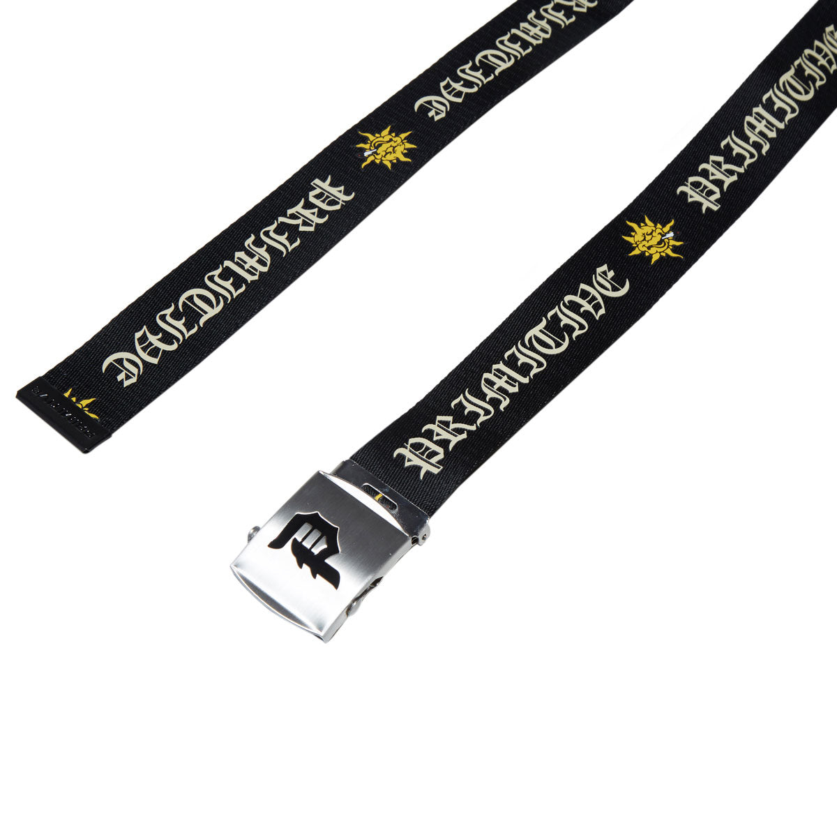 Primitive Burnt Web Belt - Black image 3