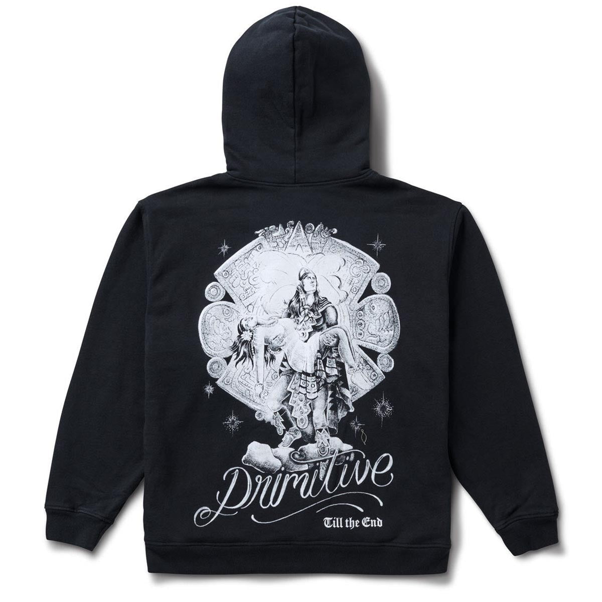 Primitive Warrior Heavyweight Hoodie - Black image 1