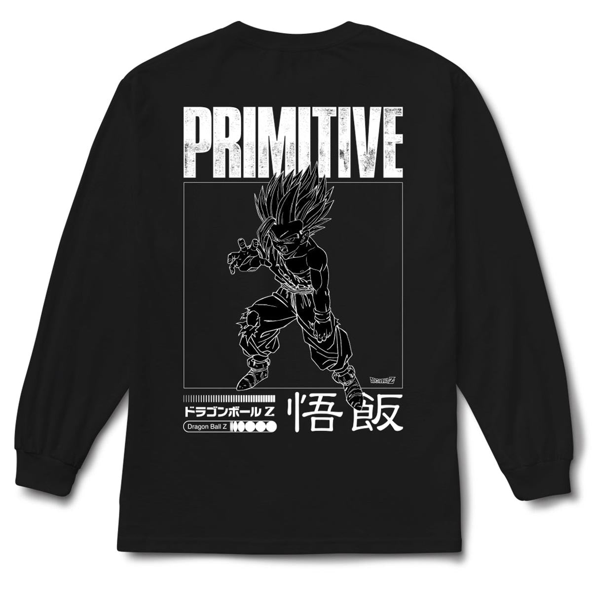 Primitive x Dragon Ball Z Vengeance Long Sleeve T-Shirt - Black image 1