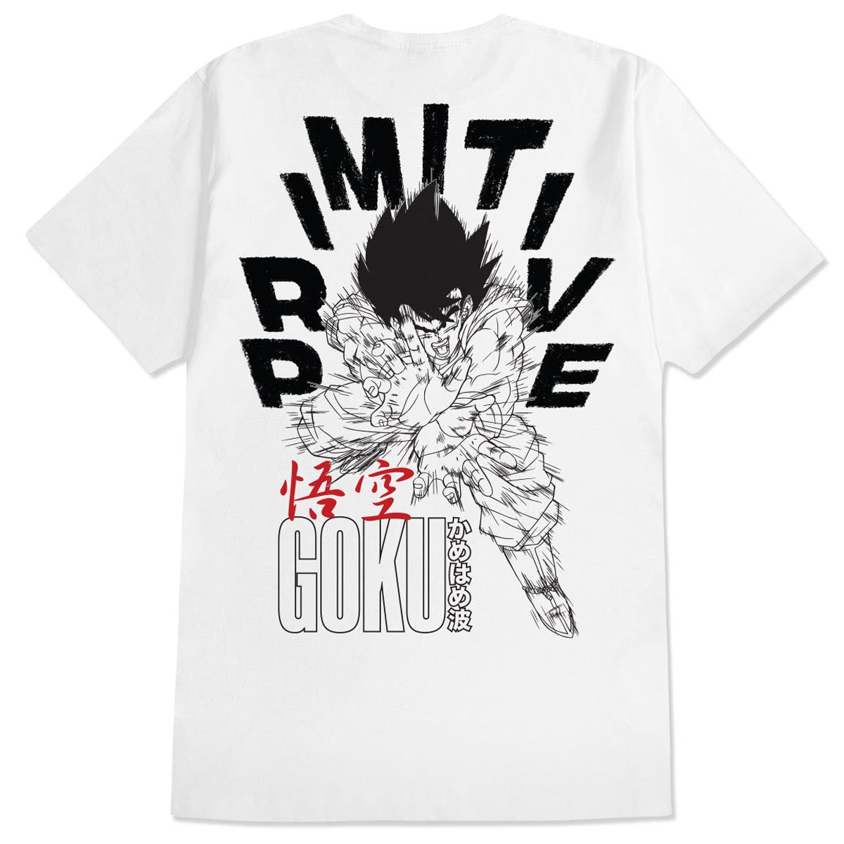 Primitive x Dragon Ball Z Goku Energy T-Shirt - White image 1