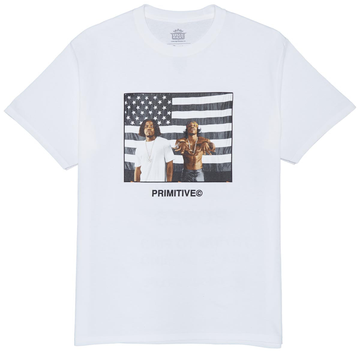 Primitive x Outkast Stripes T-Shirt - White image 1