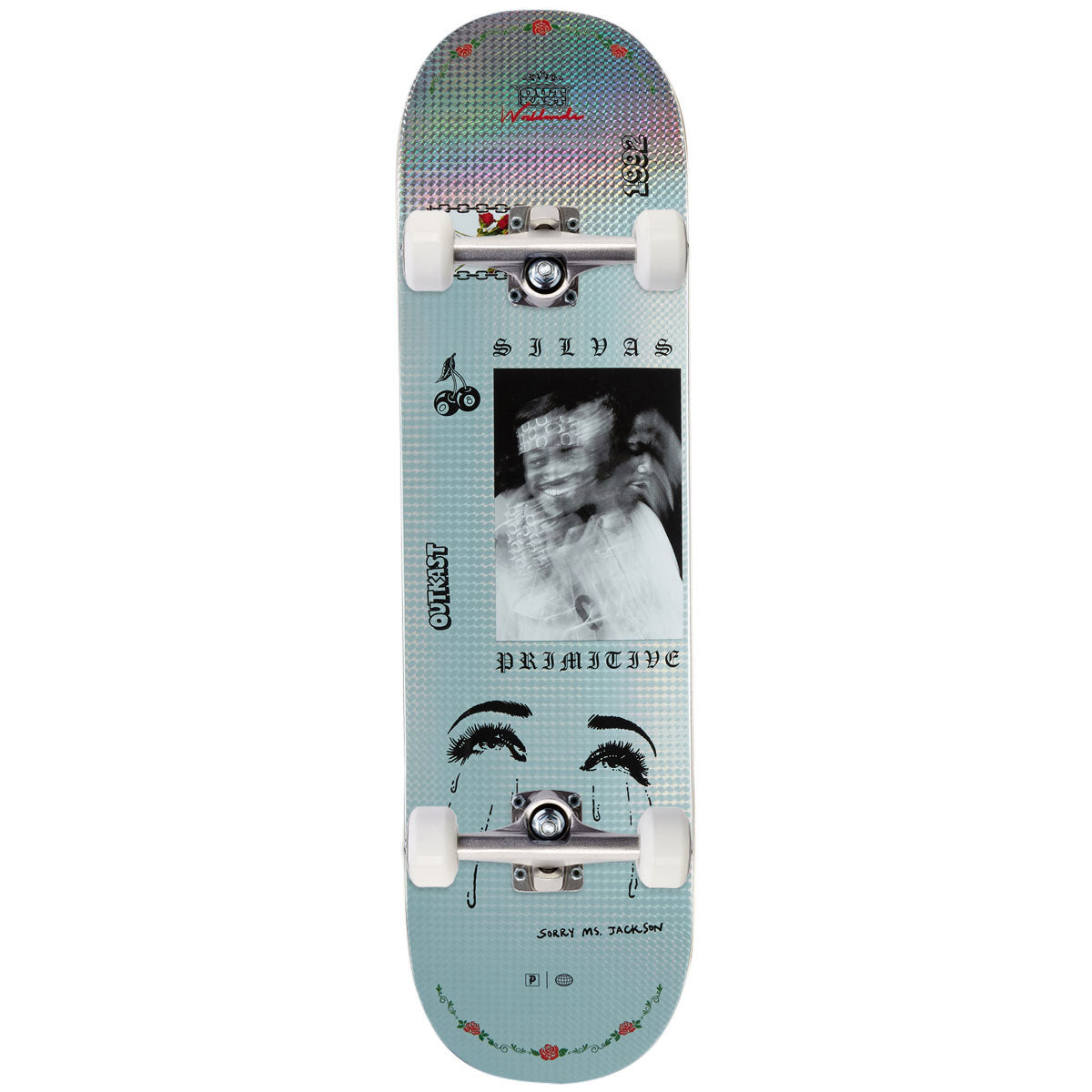 Primitive x Outkast Silvas Jackson Skateboard Complete - 8.380