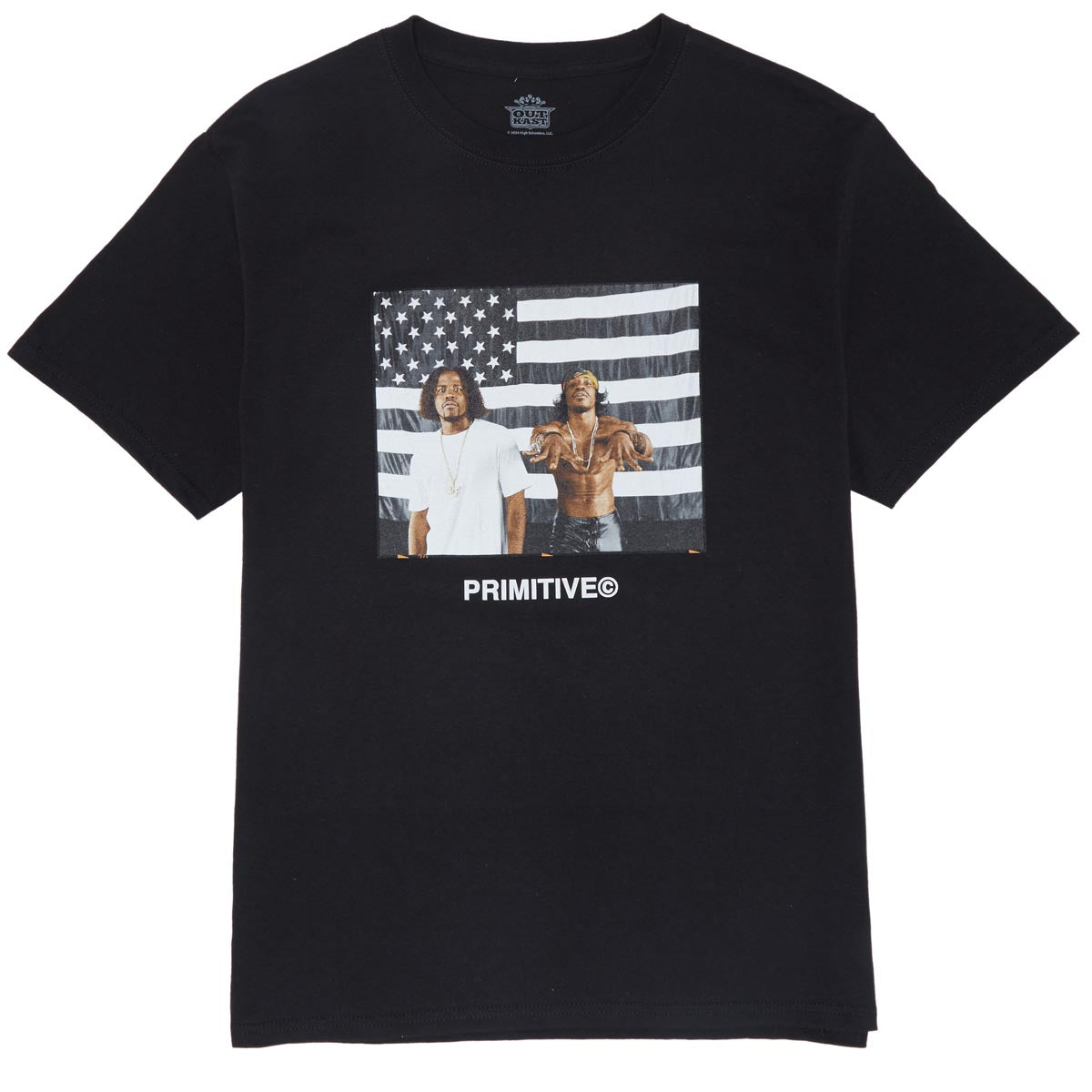 Primitive x Outkast Stripes T-Shirt - Black image 1