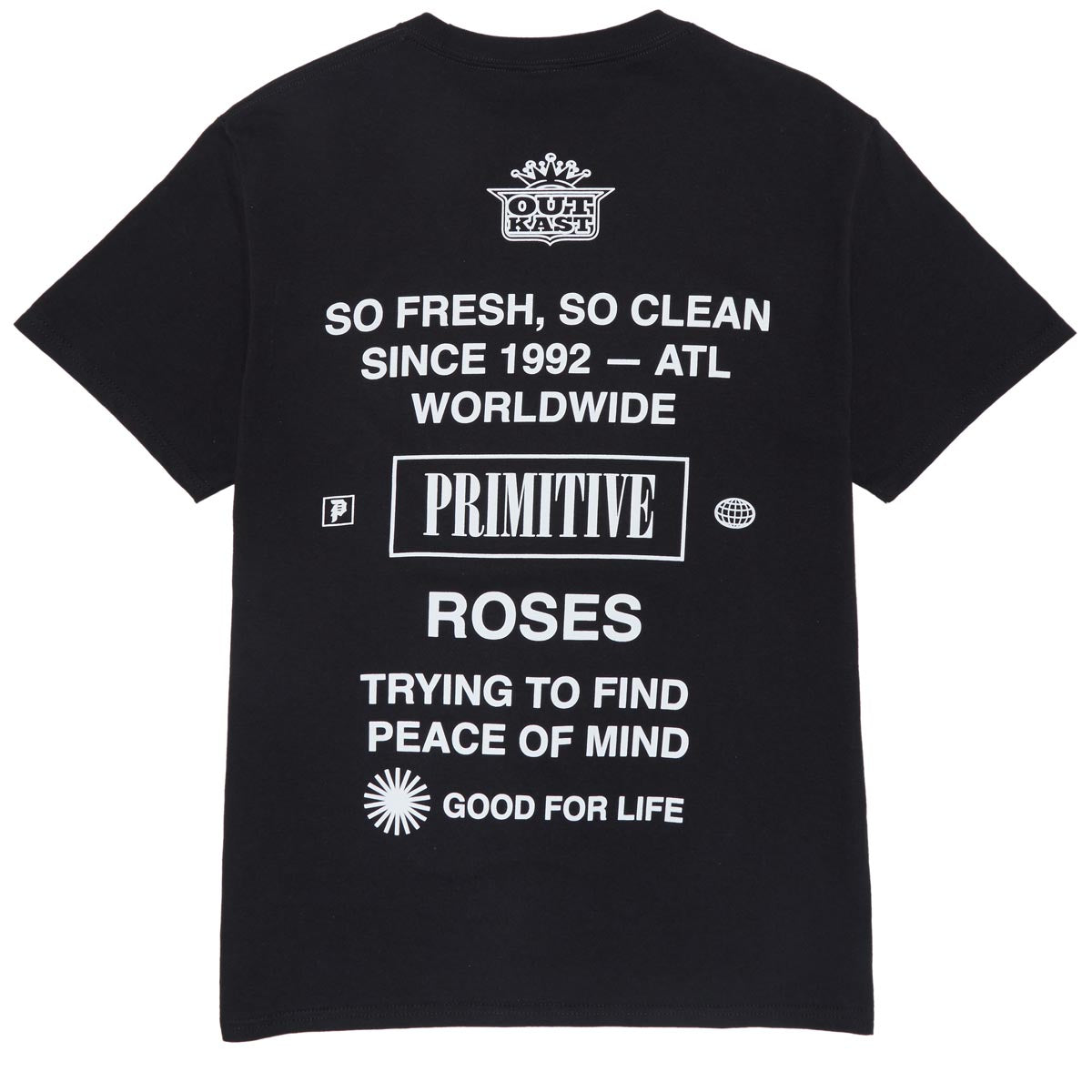 Primitive x Outkast Stripes T-Shirt - Black image 2