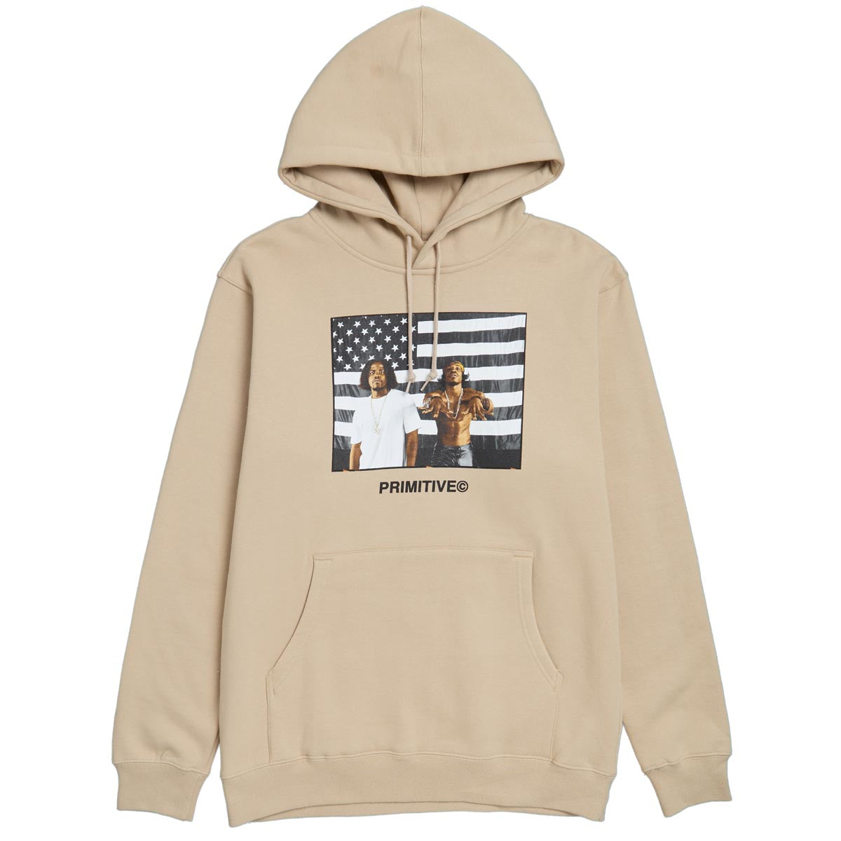 Primitive x Outkast Stripes Hoodie - Sand image 1