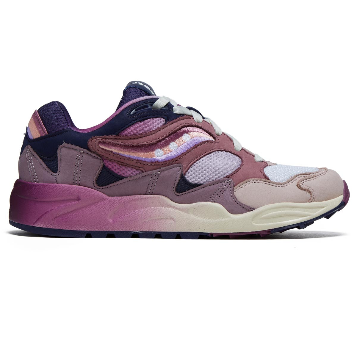 Saucony Grid Shadow 2 Shoes - Lilac/Blue image 1