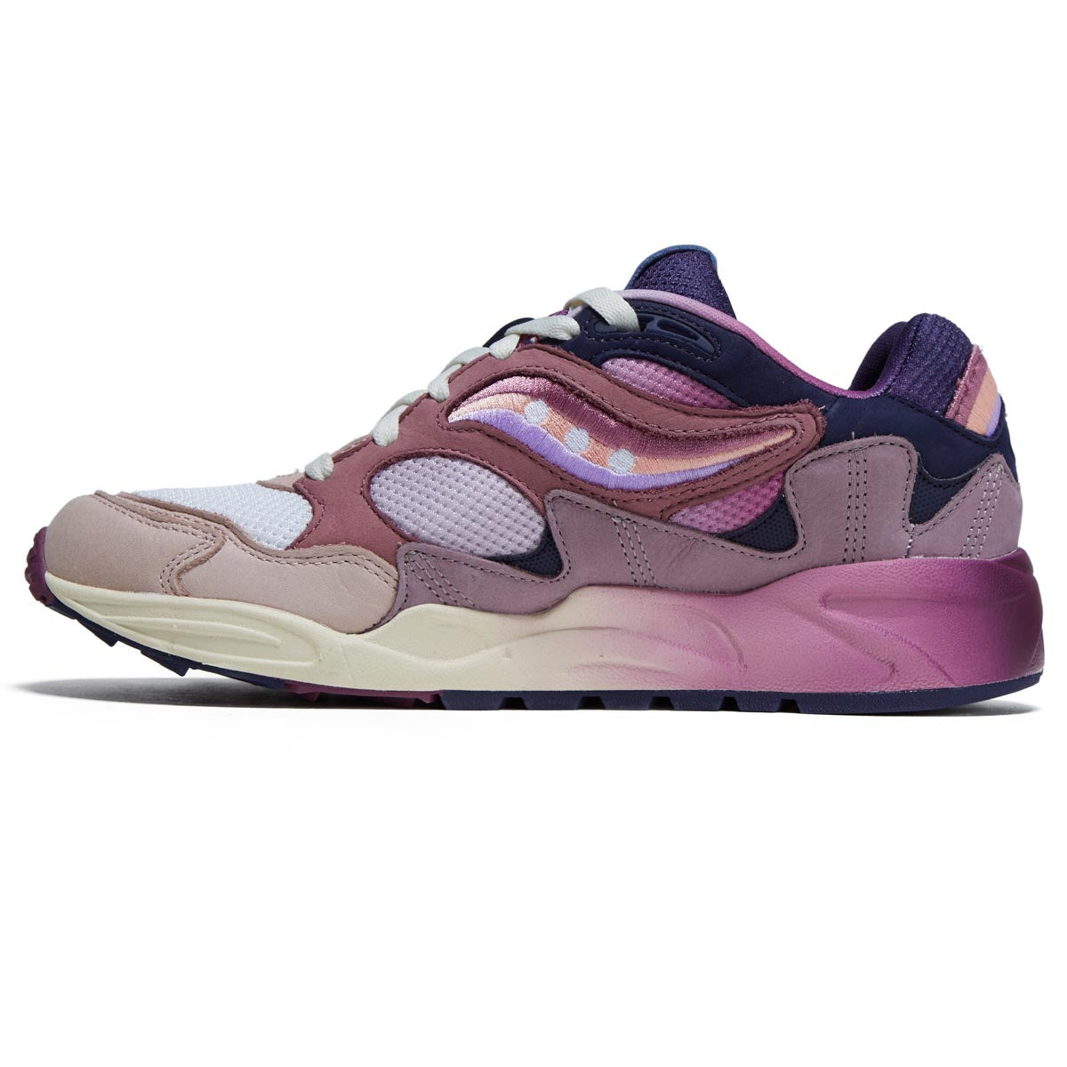 Saucony Grid Shadow 2 Shoes - Lilac/Blue image 2