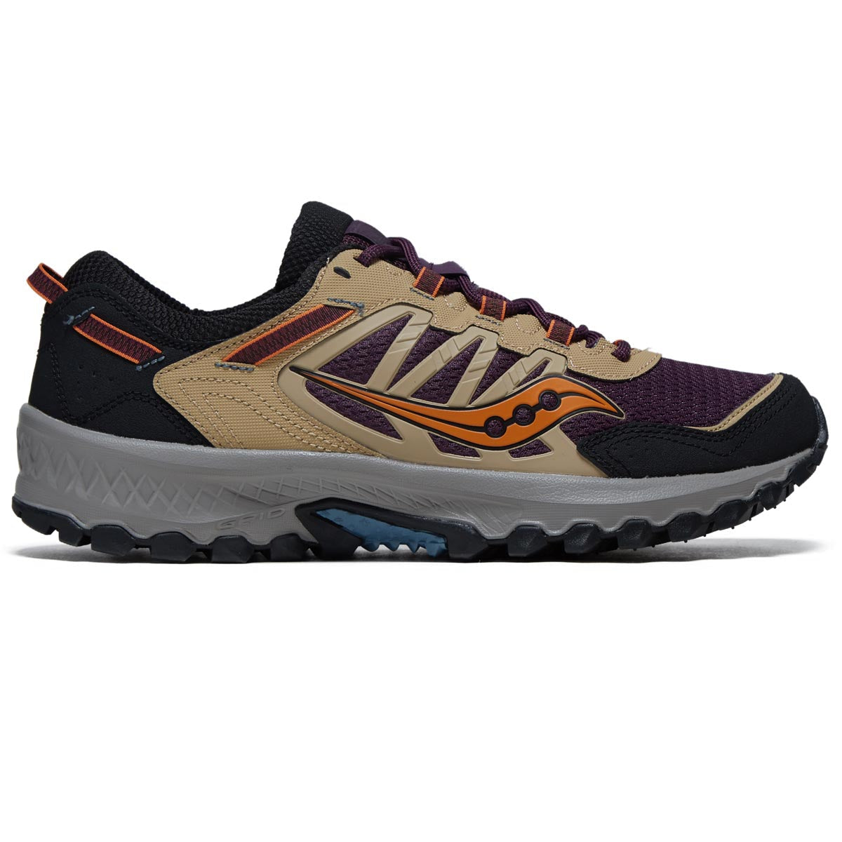 Saucony Grid Peak Shoes - Purple/Orange image 1