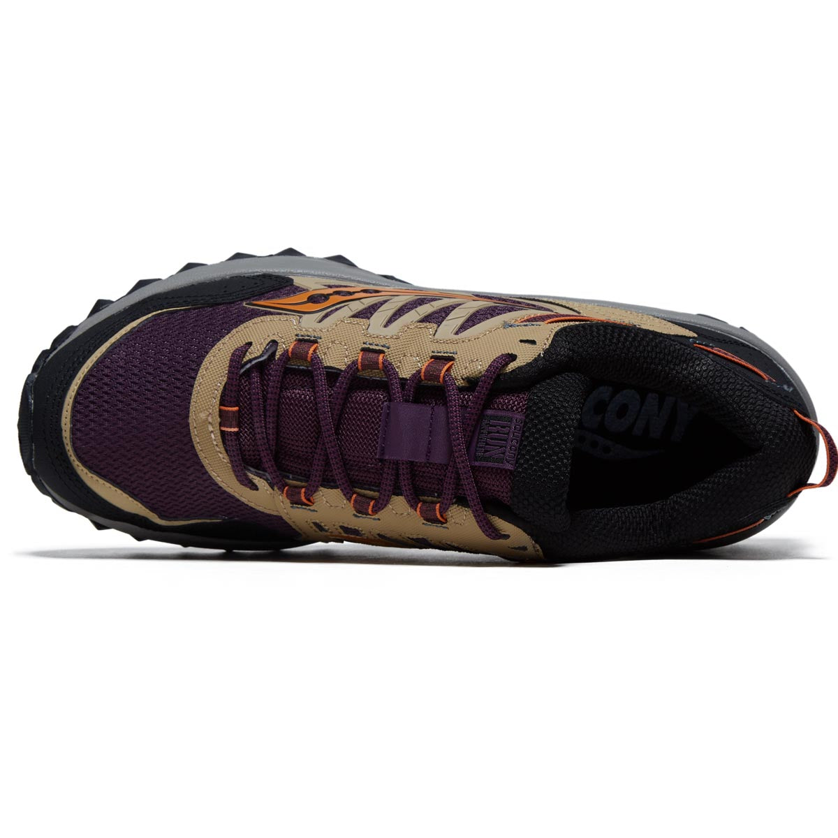 Saucony Grid Peak Shoes - Purple/Orange image 3