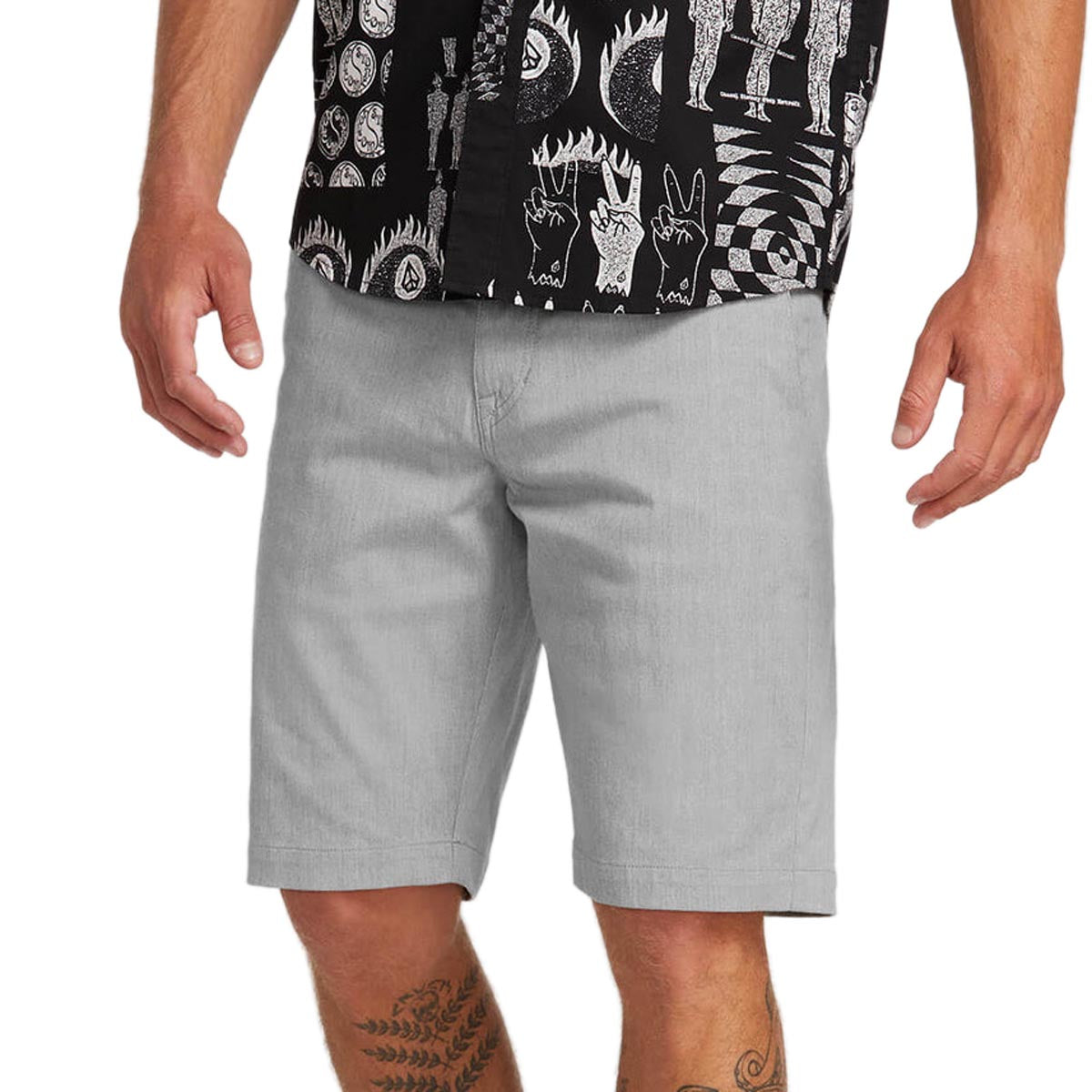 Volcom Frickin Modern Stretch 21 Shorts - Grey image 2