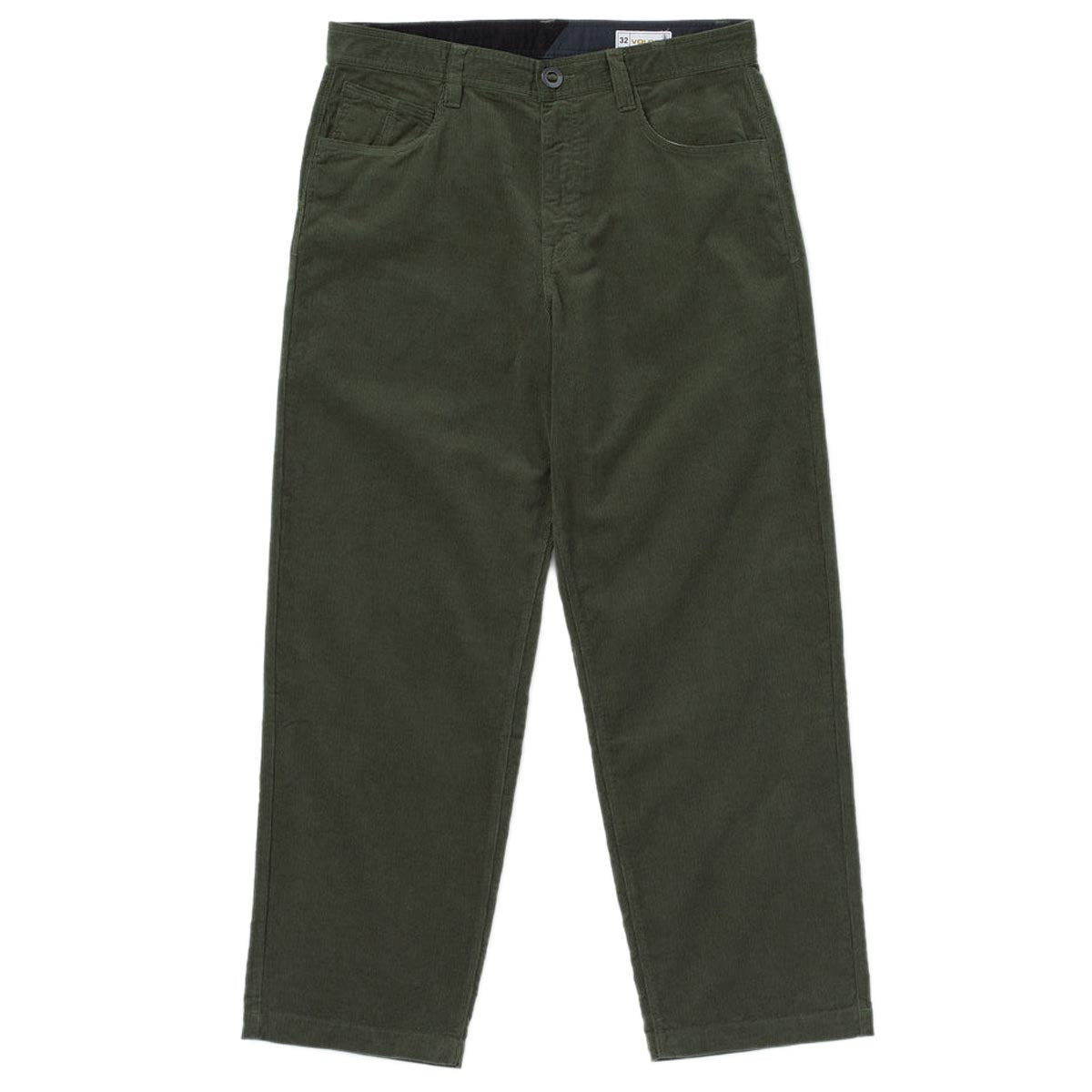 Volcom Frickin Loose Tapered Cord Pants - Squadron Green image 1