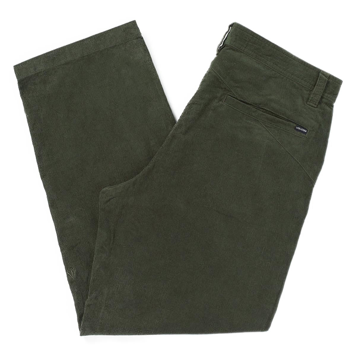 Volcom Frickin Loose Tapered Cord Pants - Squadron Green image 2